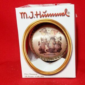 MJ Hummel 2006 Hansel & Gretel Have The Sun In Your Heart Glass Silk Bulb Christ